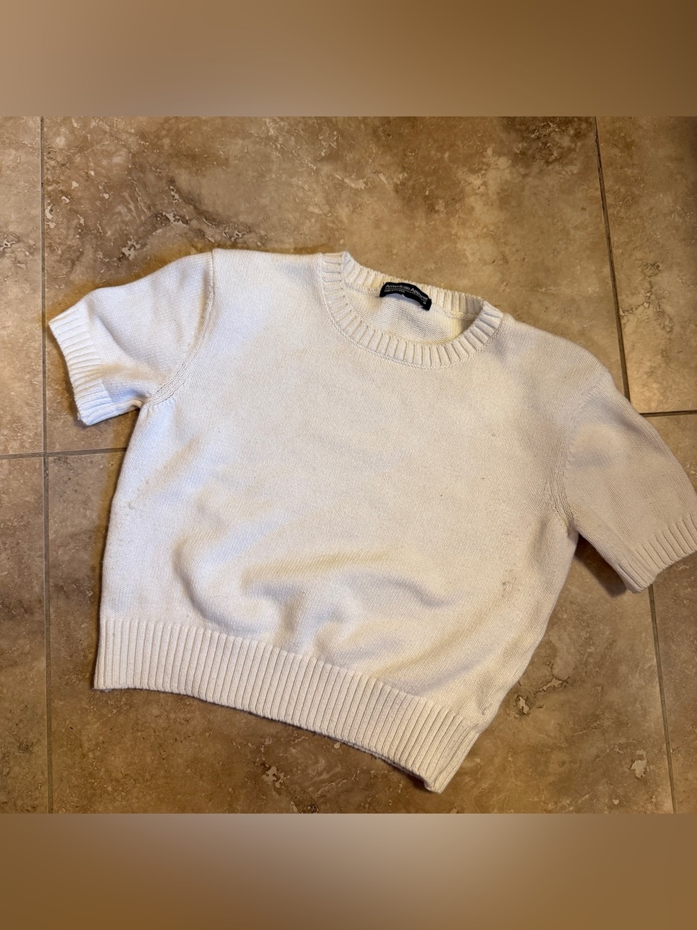 Vintage American Apparel Crop Sweater M